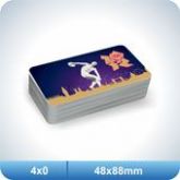 1.000 Cartões - 48x88mm  Gold Stamp