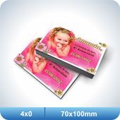 50 Lembrancinhas Corte Reto - 70x100mm