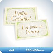 1 Placa Lá vem a Noiva