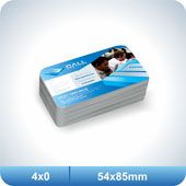 100 Cartões - 54x85mm PVC