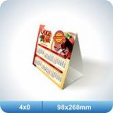 500 Mini Calendários de Mesa - 98x268mm