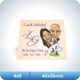 200 Convites Individuais - 40x50mm