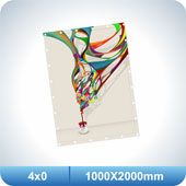 1 Banner - 1000x2000mm Com Ilhós